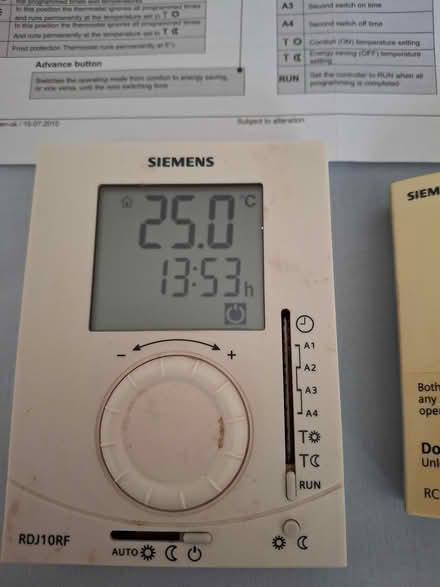 Photo of free Seimens Central Heating Thermostat (Corton) #2