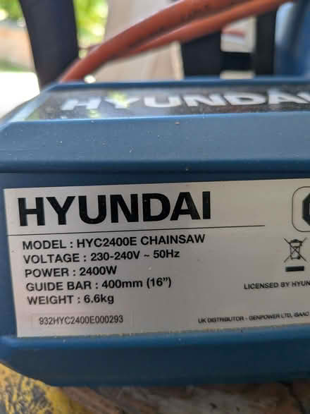 Photo of free Chainsaw (Waterlooville PO7) #2