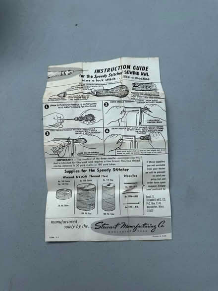 Photo of free Stewart Speedy Stitcher (South Salem, New York) #2