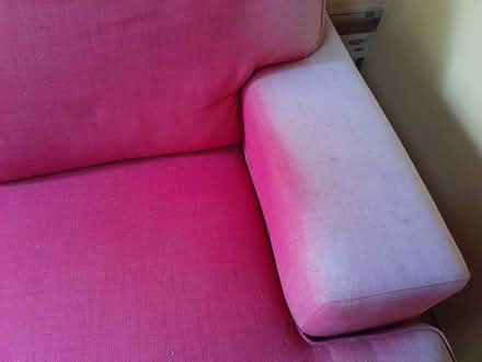 Photo of free DFS red two seater sofa (Earley RG6) #3