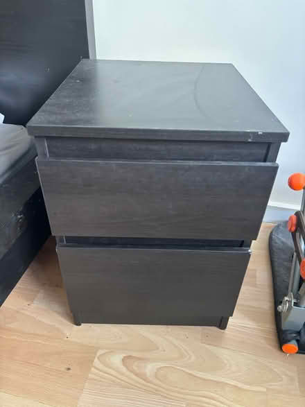 Photo of free Pair of black bedside tables (Harborne B15) #1
