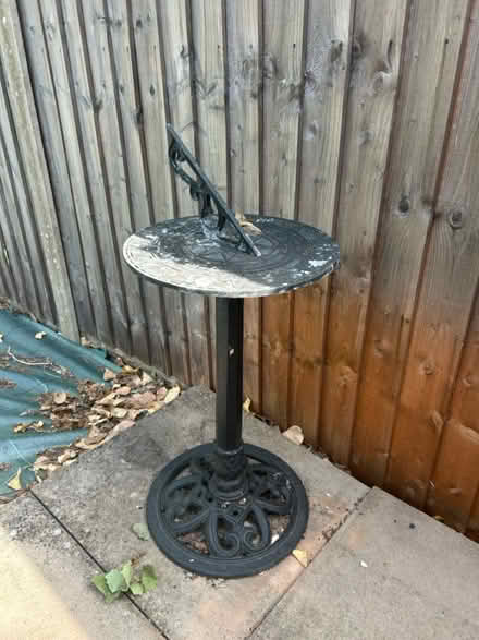 Photo of free Metal sun dial (Bartley Green B32) #1