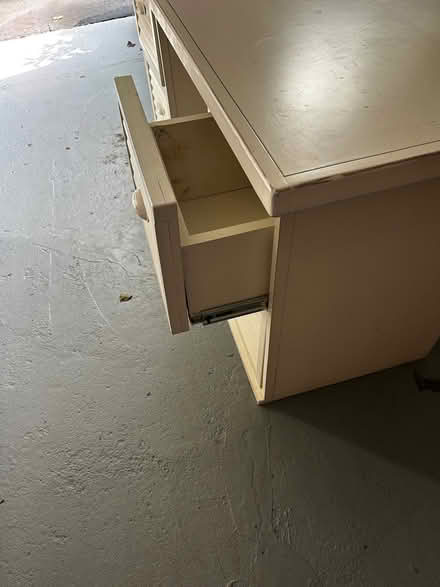 Photo of free 3-piece White Wood Desk (Cranbury area of Norwalk, CT) #3