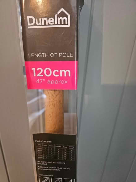 Photo of free Dunelm wooden curtain pole (Trevor Road SG4) #3