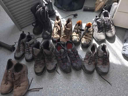 Photo of free Assorted hiking boots size 9 (cheshunt EN8) #1