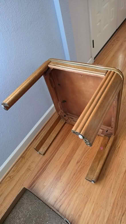 Photo of free Solid wood side table used (cupertino near library) #2