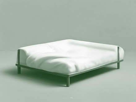 Photo of free a small double bed and mattress- white (Friockheim DD11) #1