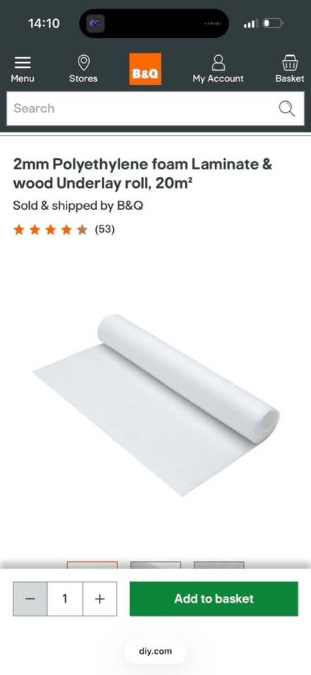 Photo of free 2mm foam floor underlay 10+ m x 1m (Newhaven EH6) #2