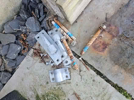 Photo of free Timber gate with fixings (Halton LA2) #3