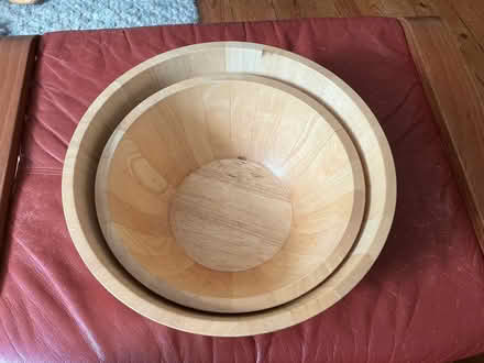 Photo of free Two wooden bowls (St Albans AL3) #2