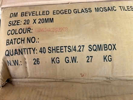 Photo of free Sheets of Glass Mosaic Tiles (Malvern WR14) #2