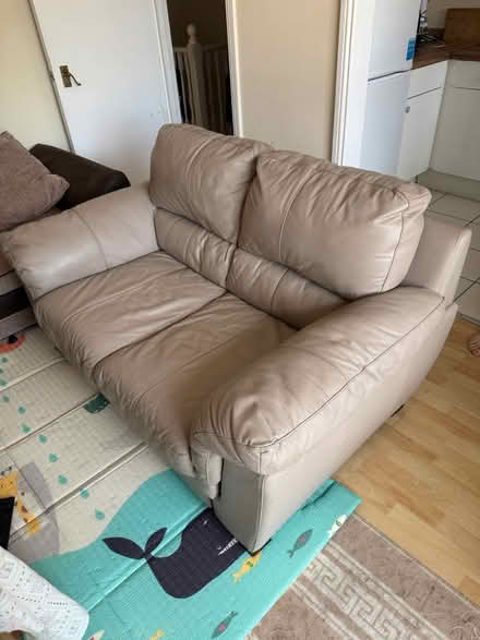 Photo of free Good quality 2 Seater Beige Sofa (SW16 5PR) #1