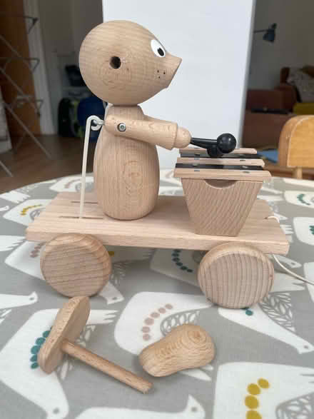 Photo of free Wooden pull along toy (Totley S17) #3