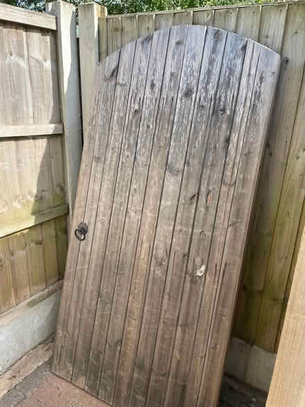 Photo of free solid wooden garden gate (Wickford SS120HN) #1