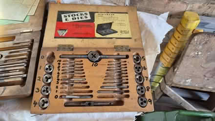 Photo of free 2 old tap and Die sets, incomplete (hucknall ng15) #1
