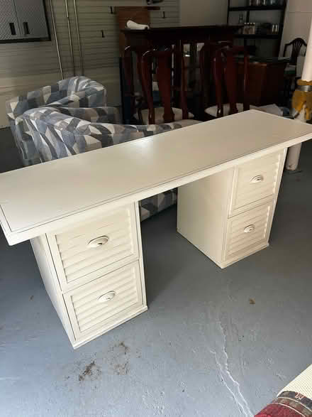 Photo of free 3-piece White Wood Desk (Cranbury area of Norwalk, CT) #2
