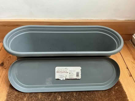Photo of free Plastic plant pot and tray (St Albans AL3) #1