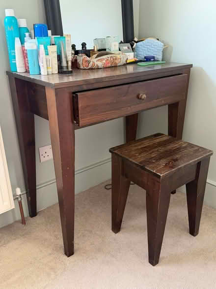 Photo of free Bedroom furniture (bed, 2 chest of draws & dressing table) (Southfields SW18) #4