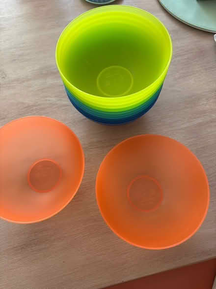 Photo of free Coloured plastic bowls (Ashford, Surrey TW15) #2