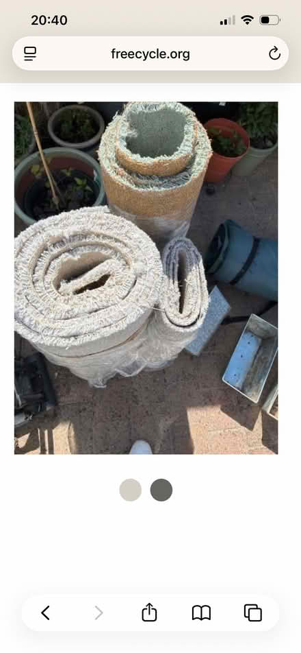 Photo of free New carpet pieces (Wallasey CH44) #2