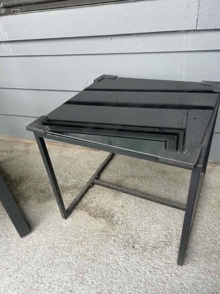 Photo of free Outdoor furniture - 2 chairs/table (Midtown nashville) #1