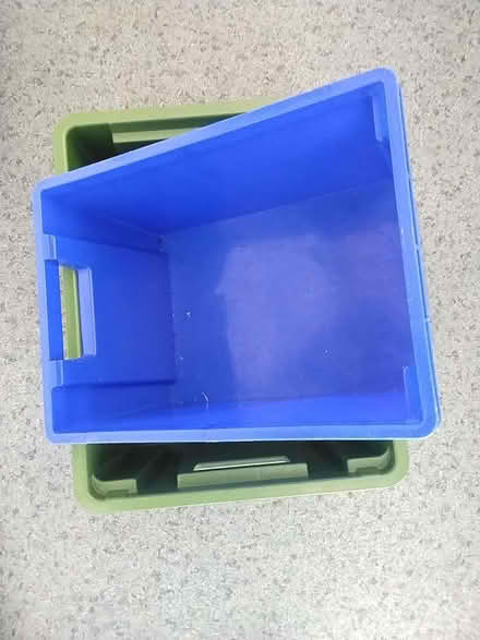 Photo of free Plastic storage boxes (Little Neston CH64) #1