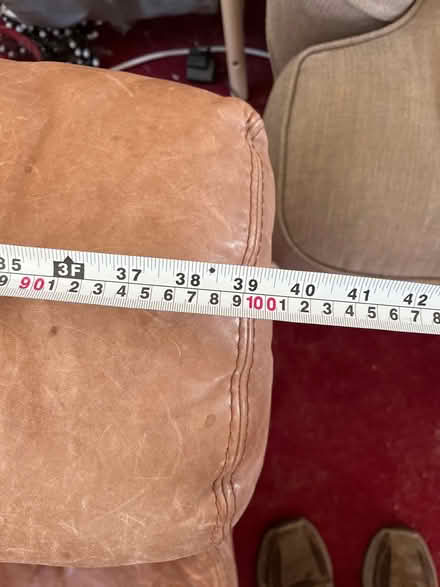 Photo of free Pair of Leather 2 seater sofas (DE56 - Duffield) #3