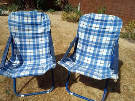 Photo of free Two foldable garden chairs (Earley RG6) #1