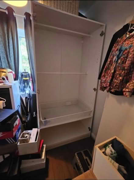 Photo of free Single ikea pax wardrobe white (Swinton M27) #3