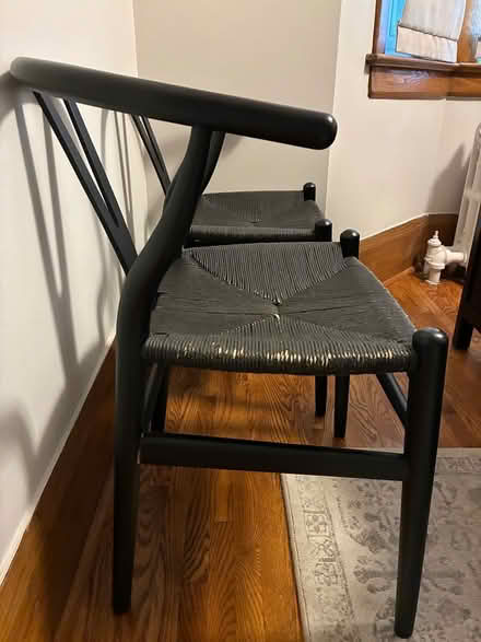 Photo of free Black dining table chairs (Bloor West and Jane) #2