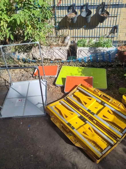 Photo of free Folding tables & 2 benches (Galleywell Rd, SE16) #2