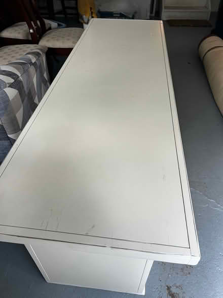 Photo of free 3-piece White Wood Desk (Cranbury area of Norwalk, CT) #4