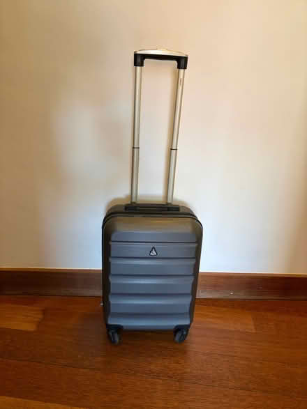 Photo of free Small silver hard shell suitcase (London, Old Street) #1