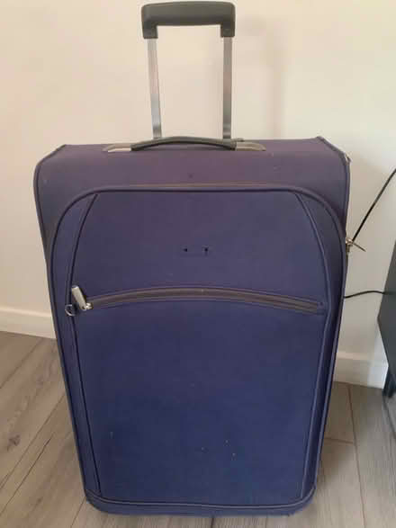 Photo of free Large Navy Blue Suitcase (Trosnant NP4) #1