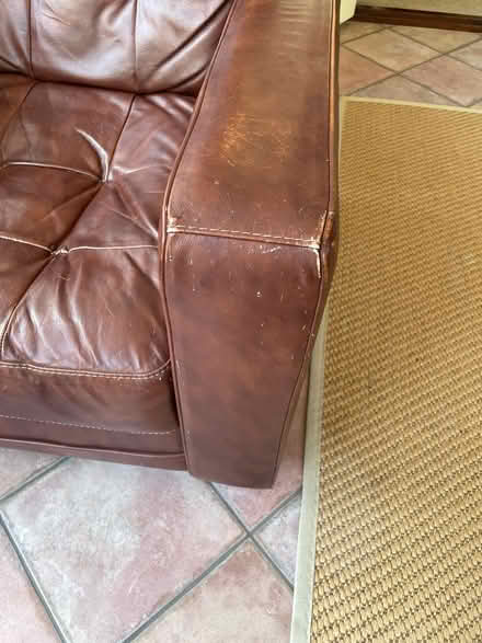 Photo of free Leather arm chair (Ruislip UB10) #4