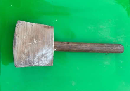 Photo of free Wooden mallet, crowbar and weeder (Longbarn WA2) #1