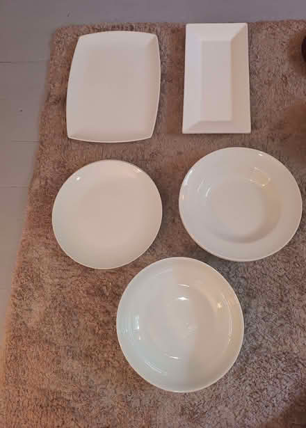 Photo of free Large White Serving Plates and Bowls (Bruntsfield EH10) #1