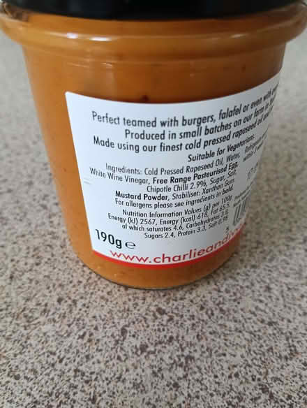 Photo of free Chipotle Chilli Mayo (Napsbury AL2) #2