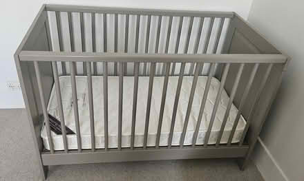 Photo of free Baby cot and as new matress (Petersham) #4