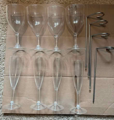 Photo of free Clear Plastic Stemware (Norbeck and Layhill Roads) #1