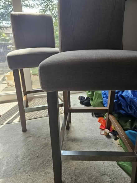 Photo of free Two fabric bar stall chairs (Goldsworth Park GU21) #2