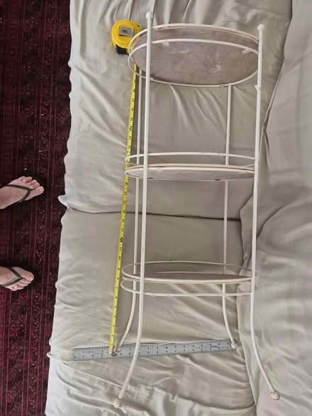 Photo of free metal plant/bathroom shelf (East Silver Spring) #1