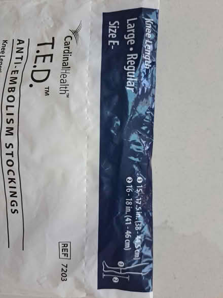 Photo of free Anti-embolism stockings (Heswall CH60) #2