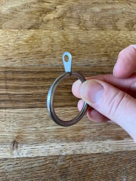 Photo of free Curtain rings x 14 metal 3.5cms (Burncross S35) #2