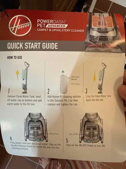 Photo of free Hoover carpet cleaner (Olivebridge) #2