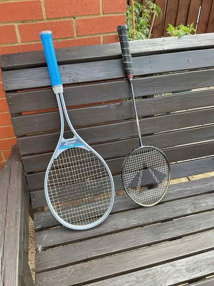 Photo of Tennis & Badmington rackets (MK5 7HY Shenley Brook End) #1