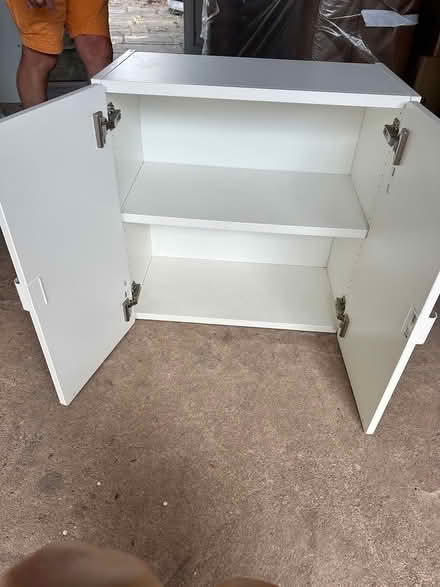 Photo of free Three white IKEA cabinets (EX30AJ) #1