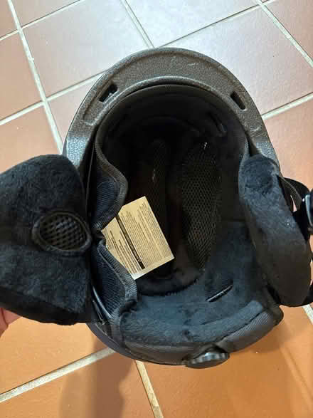 Photo of free Small black ski helmet (Olivebridge) #4