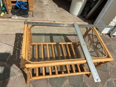Photo of free Cane coffee table (Co15 5tx) #1