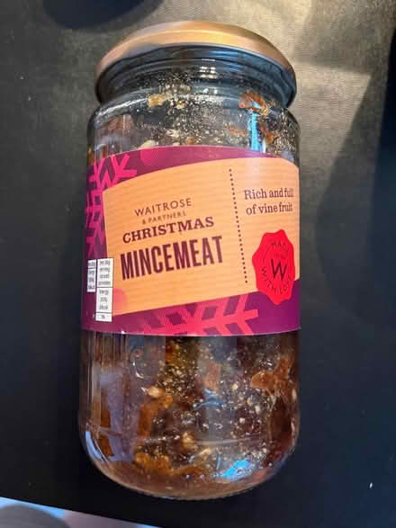 Photo of free Two Jars of Waitrose Mincemeat (Union Street, Borough SE1) #1